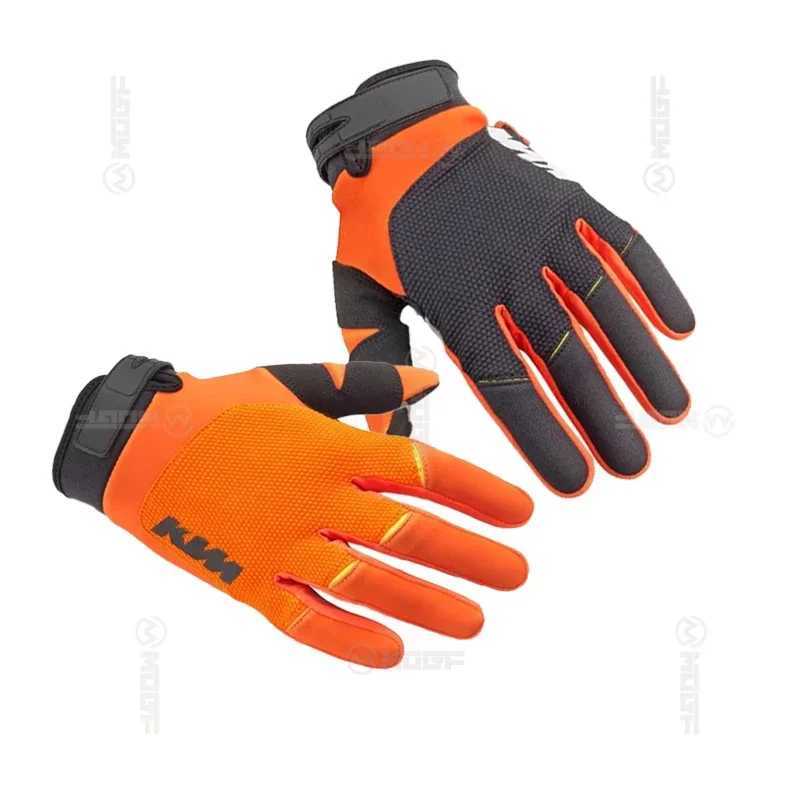 Orange Black Touch Screen Moto Motorcycle Gloves For Reday to race Mountain Bike MX ATV Gloves Motocross Cycling Gloves S-XXL Y240914