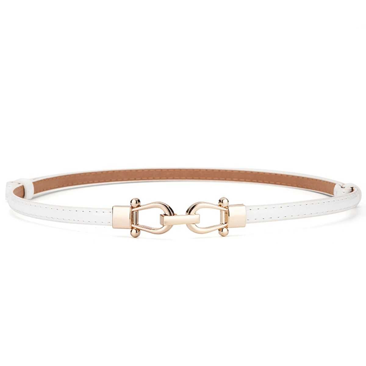 Womens Dress Shirt Decoration Belt Elegant Slim Buckle BeltX240914