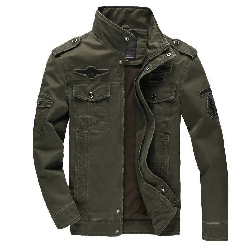 Mens casual jacket with fat and size flight suit outdoor work jacket spring and summer new fashion trend W240914