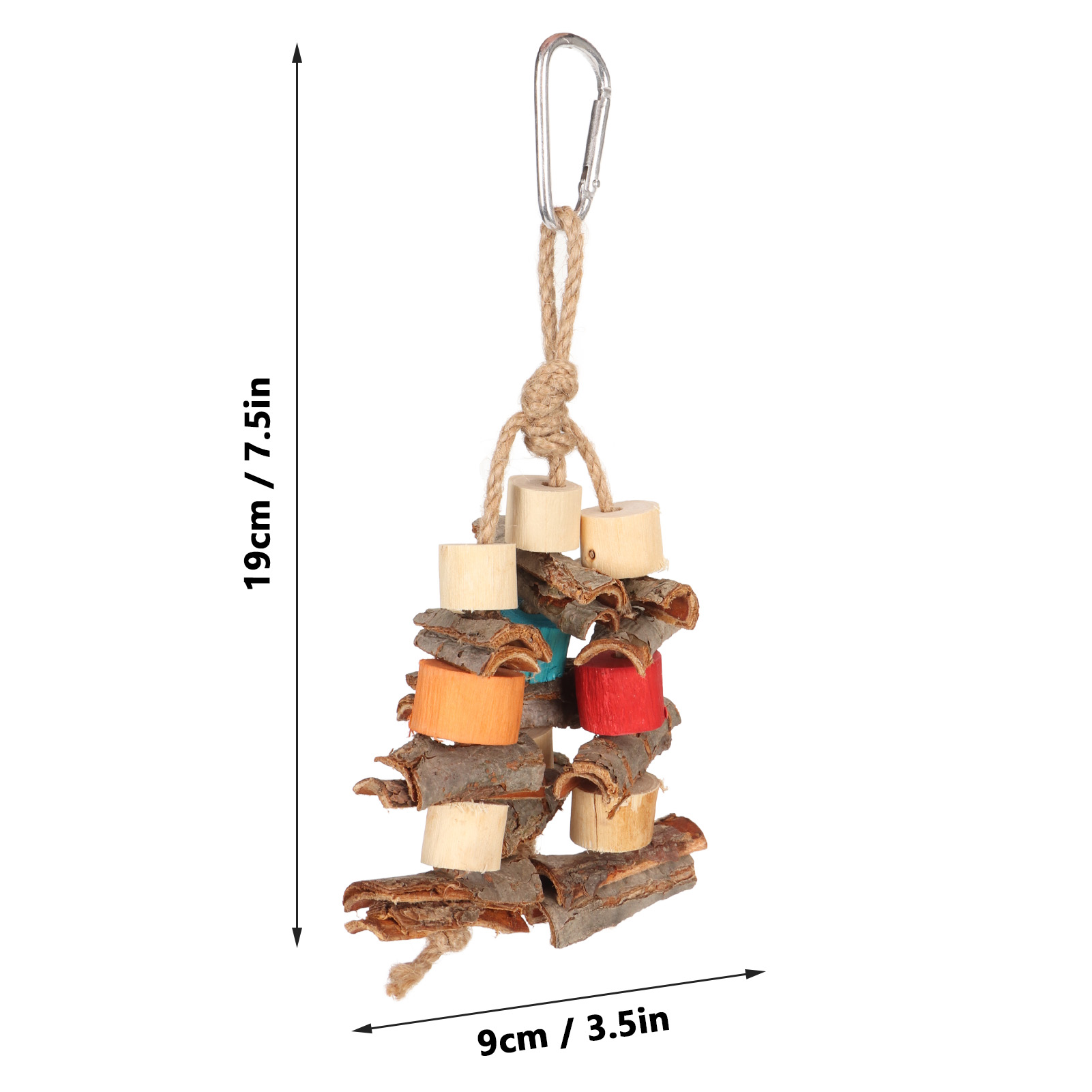 Parrot Chewing Toys Bite Resistant Hanging Toys Colorful Chew Toys For Medium Small Birds Cockatiel Budgerigar