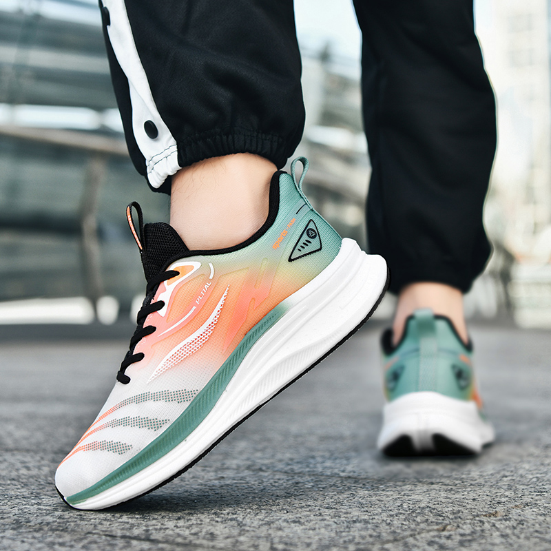 Carbon Plate Marathon Air Cushion Sports Running Shoes Men Breathable Lightweight Comfortable Athletic Casual Sneakers Footwear