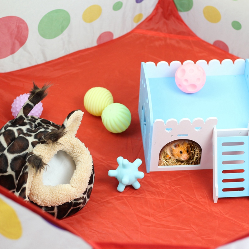 2X Guinea Pig Foldable Playpen Portable Small Animals Playpen Open Outdoor/Indoor Exercise Fence For Hedgehogs, Hamster