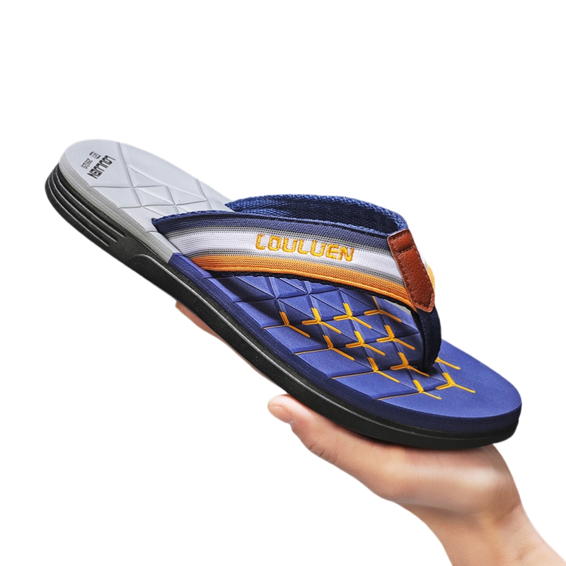 Fashion Men's Slippers Beach Outdoor Sandals Summer Men Flip Flops Comfortable Slides Casual Shoes Men Non-slip Home Slippers