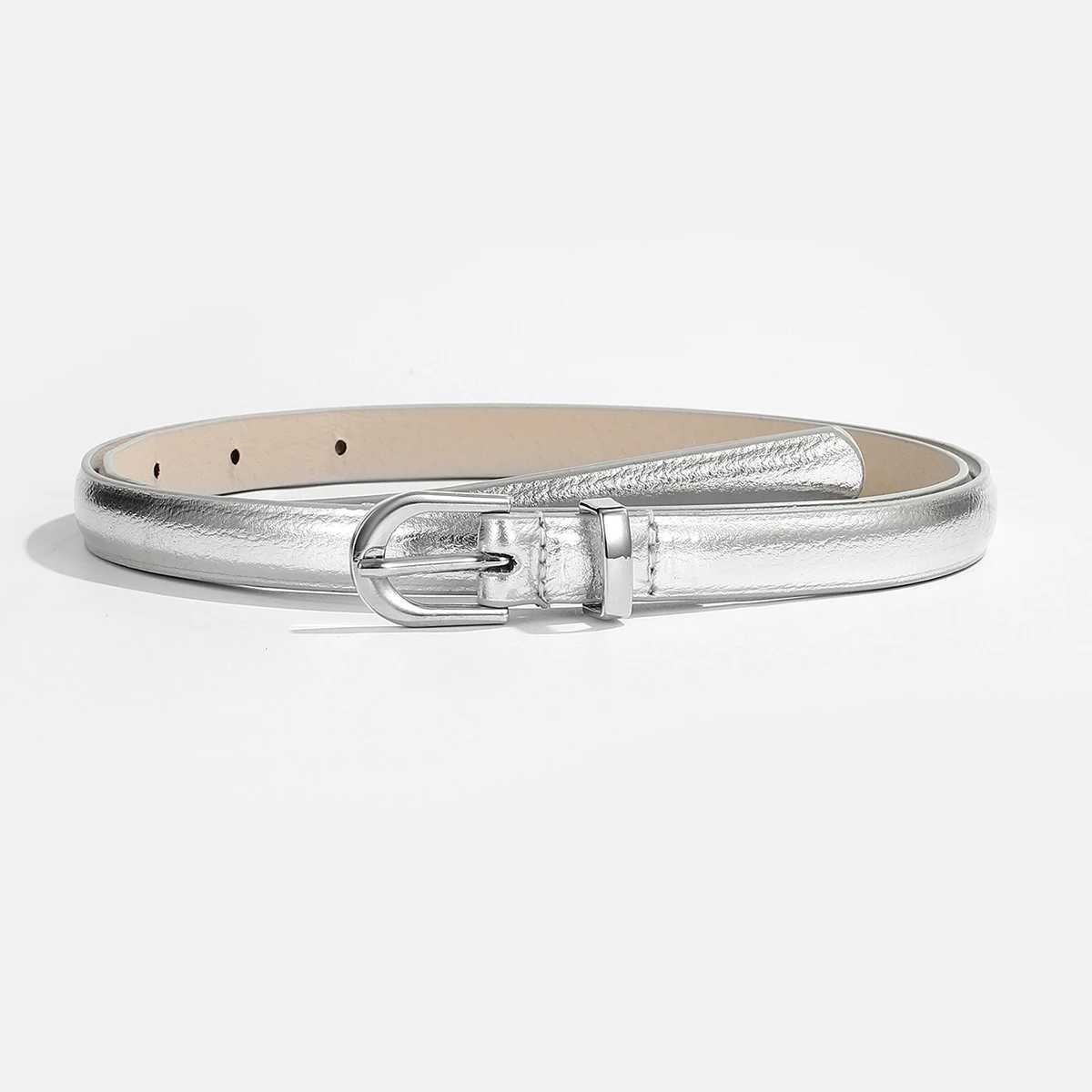 Womens New Small Belt in Belt Simple and Versatile Korean Decorative Fashion Trend Professional Fashion Jeans BeltX240914