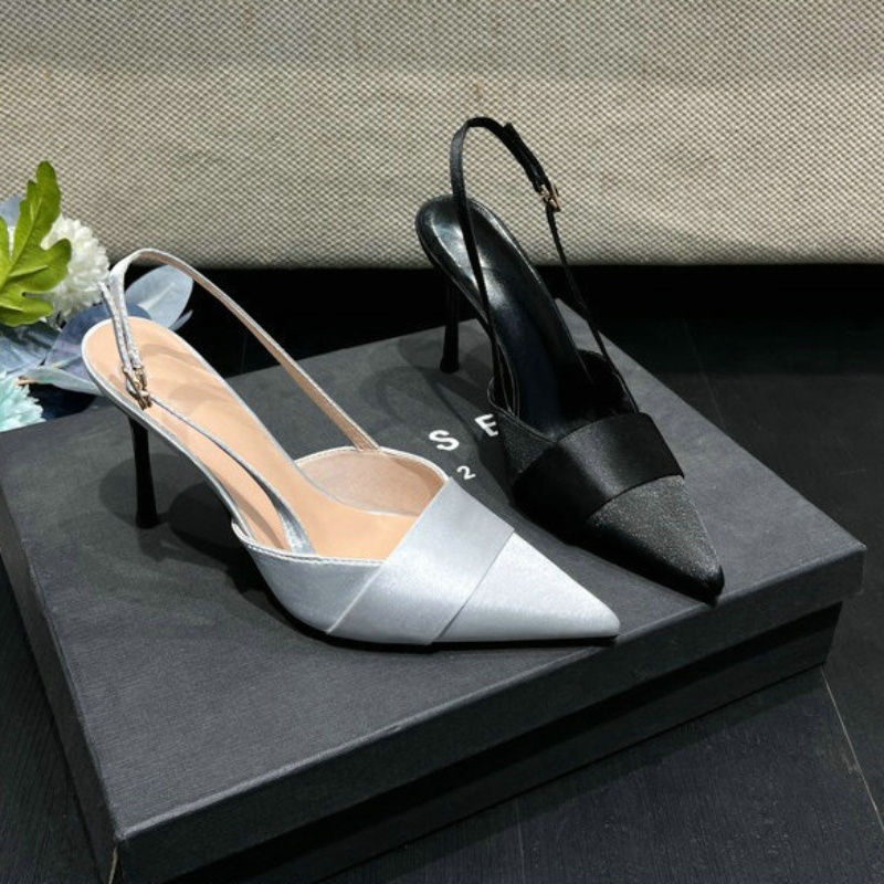 French High Heels Design Sense Of Niche Baotou Sandals Women 2024 Spring And Summer New Thin Heel Shoes