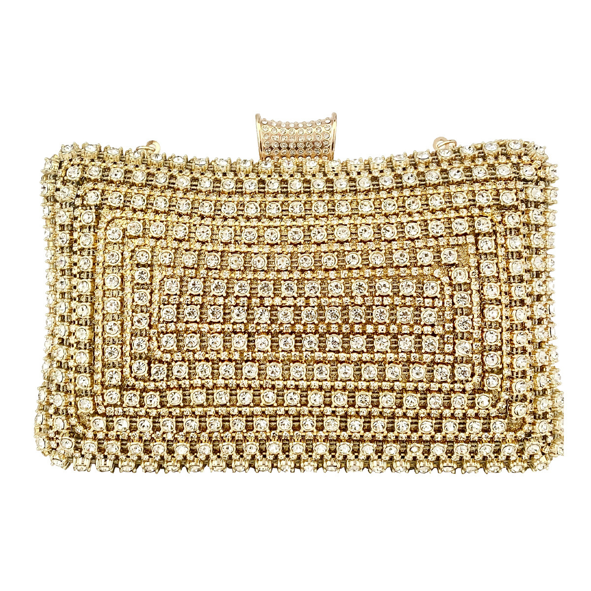 New 2024 with Inlaid Handmade Diamond Ladies Dress Evening Bag Banquet Handbag