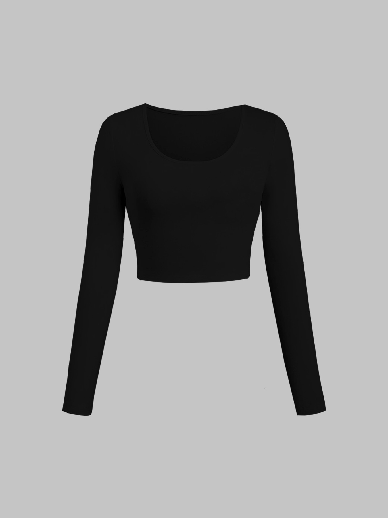 Women's T Shirts Elegant women's Casual long sleeved T-shirt versatile slim fit top