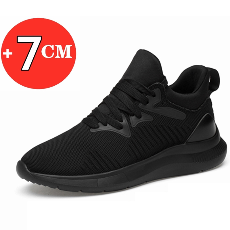 Height Hot Men's Increasing Sneakers - 7Cm Taller, Breathable & Comfortable, Casual Sports Shoes With Hidden Lift Insole - Taller, & Comfortable,