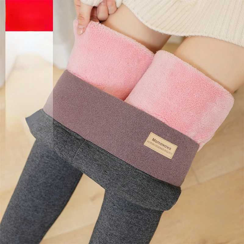 Womens Winter Thicken Leggings Keep Warm Fleece Skinny Slim Pants Female Super Thick Thermal Leggins Clothing for Women E739X240914
