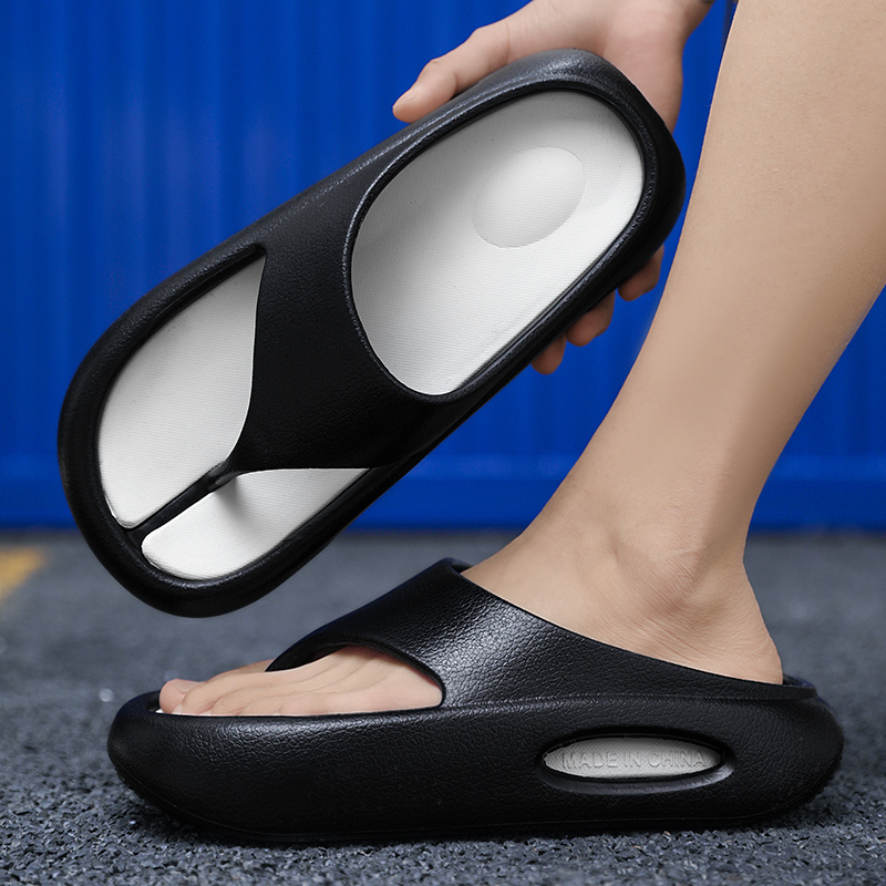 Brand Men Women Flip Flops Outdoor Indoor Slippers Comfortable Thick Sole Slides Mens Beach Sandals Non-slip Home Men's Slippers
