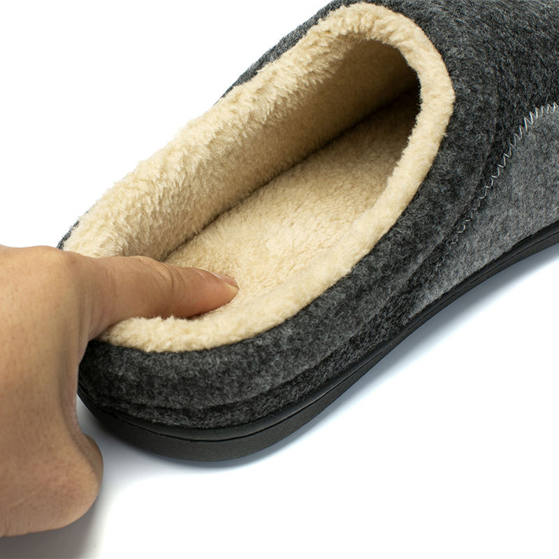Big Size 49 Home Slippers for Men Winter Suede Short Plush Man Slippers Non Slip Bedroom Slipper Couple Soft Indoor Shoes Male