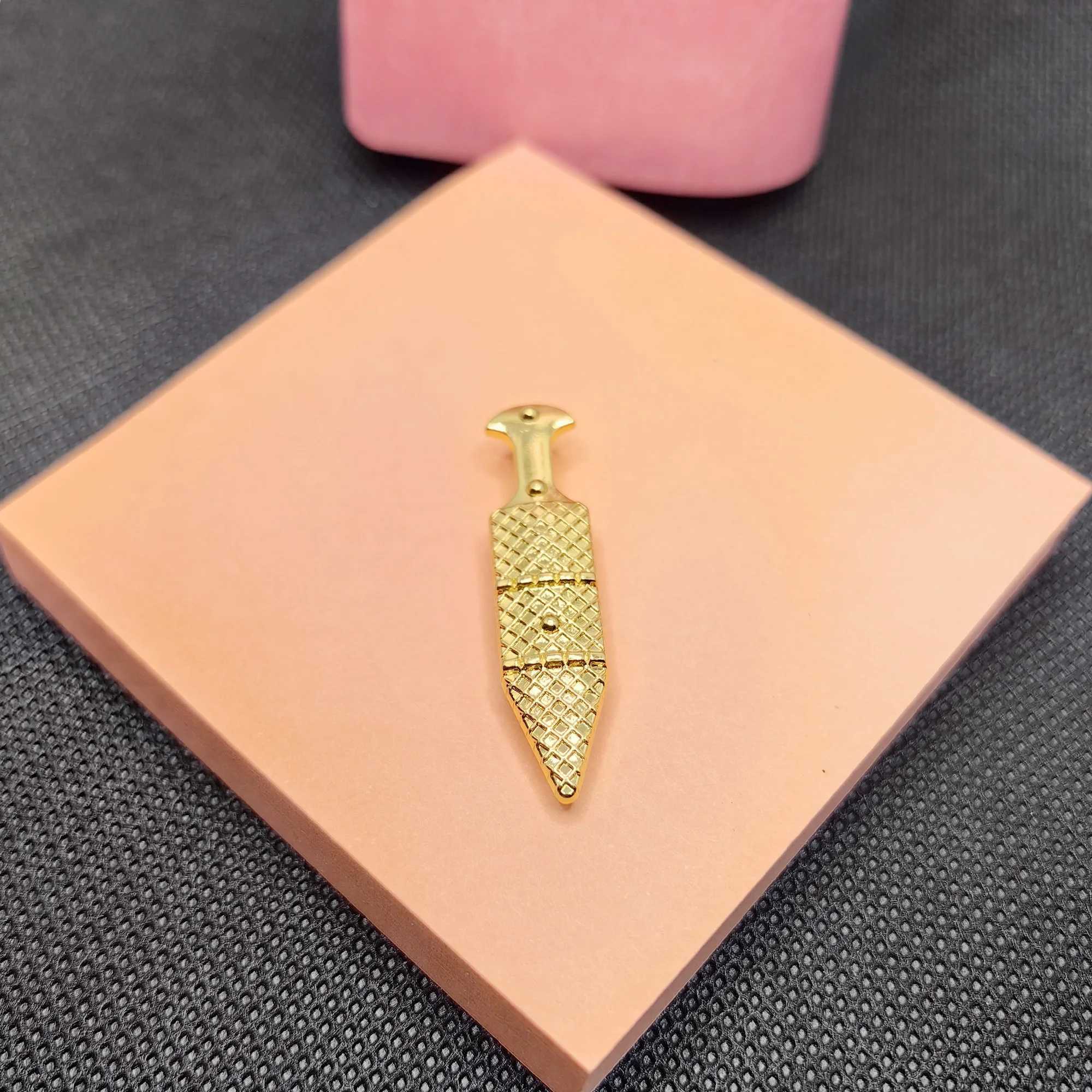 Zinc Alloy Silver Gold Color Tie Clip Omani Style For Men Wedding Necktie Gentleman Bar Muslim Accessories Eid Al Adha GiftsX240914