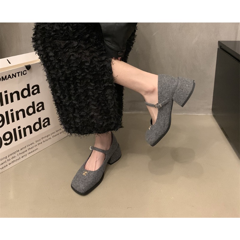 Shoes Woman Flats Autumn Casual Female Sneakers Shallow Mouth Loafers Fur Dress Winter 2024 Fall Retro Basic Short Plush R