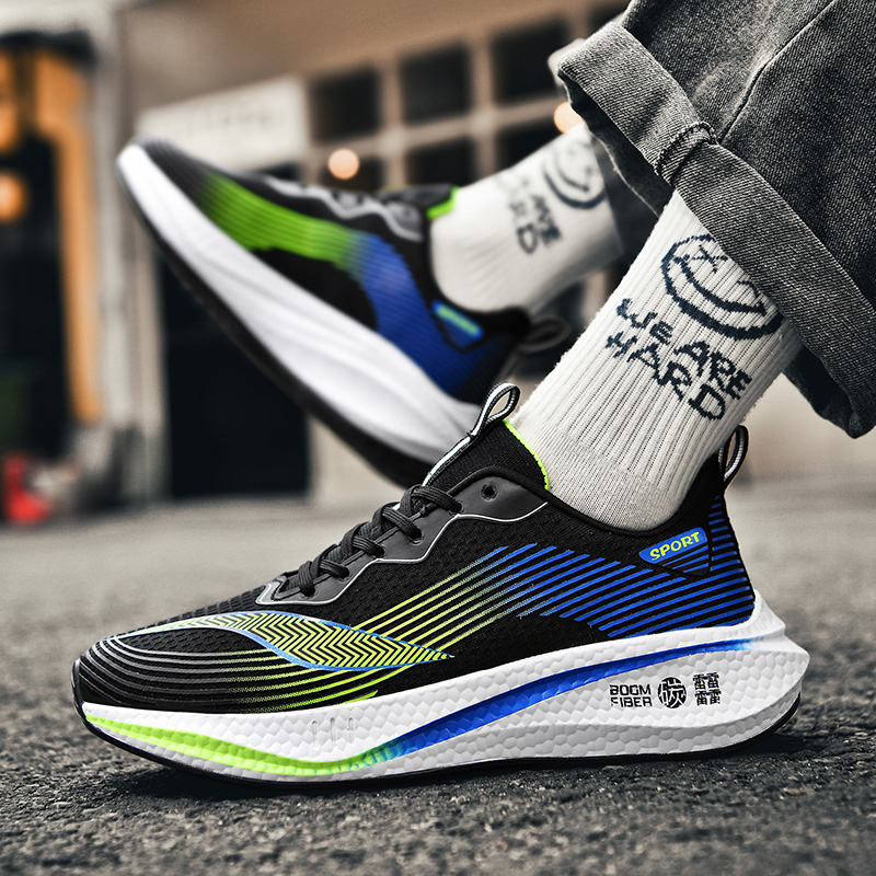 2024 Mens Luxury Running Shoes Breathable Marathon Shoes Jogging Comfy Soft Casual Sneakers Men Tenis Masculino Footwear Male