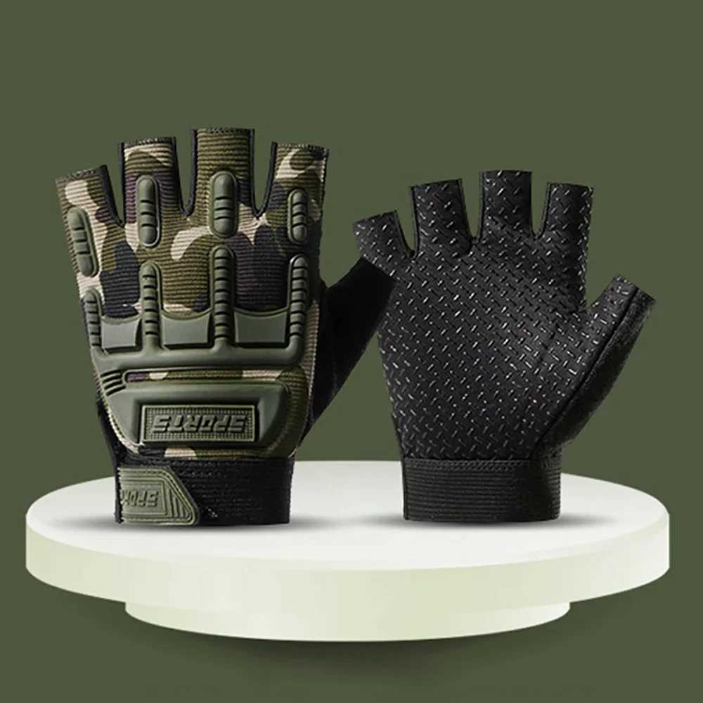 Kids 4-11 Years Cycling Gloves Half Finger Bike Gloves Tactical Glove Non-Slip Outdoor Sports Gloves for Boys and Girls W29 Y240914