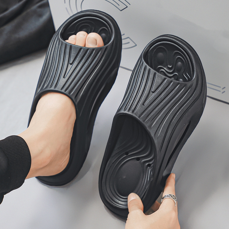 High Quality Men's Slippers Indoor Outdoor Sandals Beach Comfortable Soft Thick Slides Men Shoes Flip-flops Mens Home Slippers