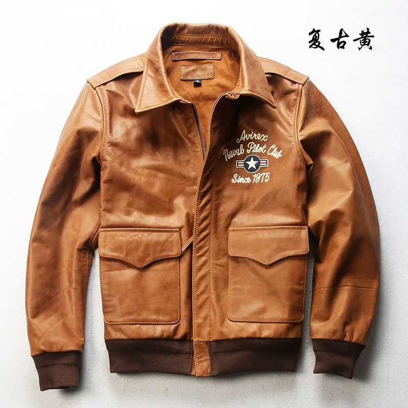 Home>Products>Asian Size Air Force Flight A2 Pilot Denim Leather Coat>Genuine Denim Flying Tiger Jacket W240914