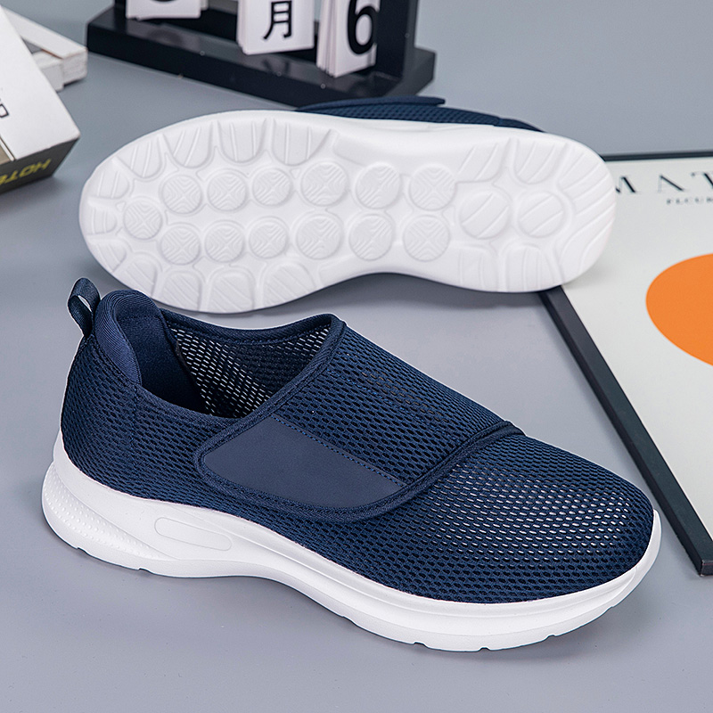 Diabetic Shoes for Women Wide Width Walking Shoes Slip-On Orthopedic Shoes for Swollen Feet Foot Pain Relief Cushion Sneakers