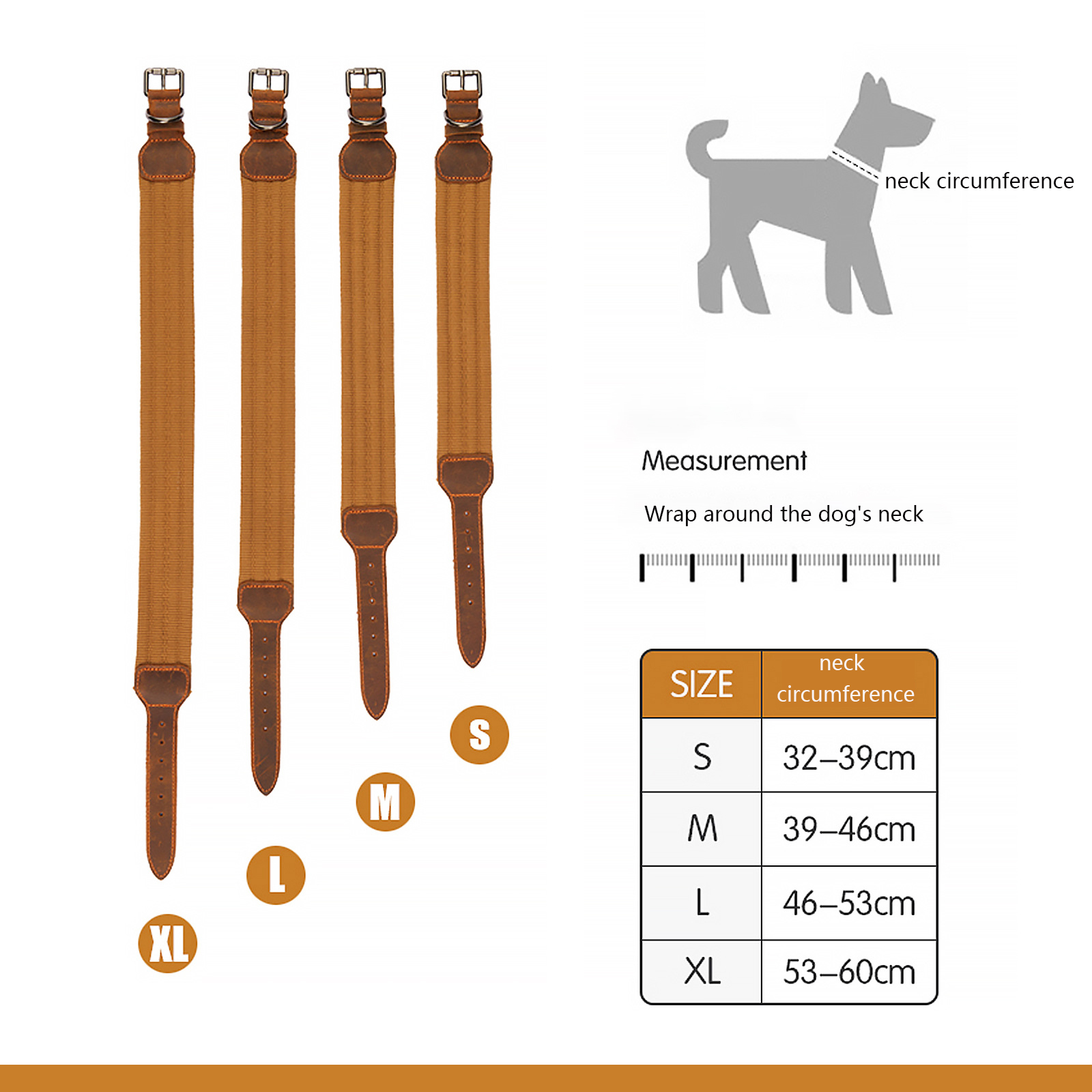 Tactical Dog Collar for Medium and Large Dog,Adjustable Military Dog Collar Durable Cowhide Material,Heavy Duty Buckle Design