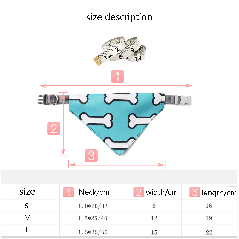 Dog Scarf Pet Saliva Towel Washable Dog Triangle Scarf Bib,Cotton Scarfs Set,Kerchief Accessories for Small To Medium Dogs Cats