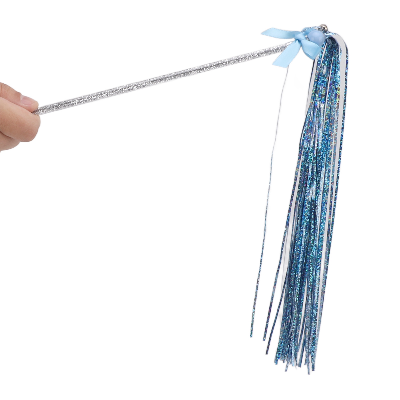 Funny Cat Stick Training Interaction Funny Cat Artifact Feather Wand Funny Cat Toy Blue Ring Paper