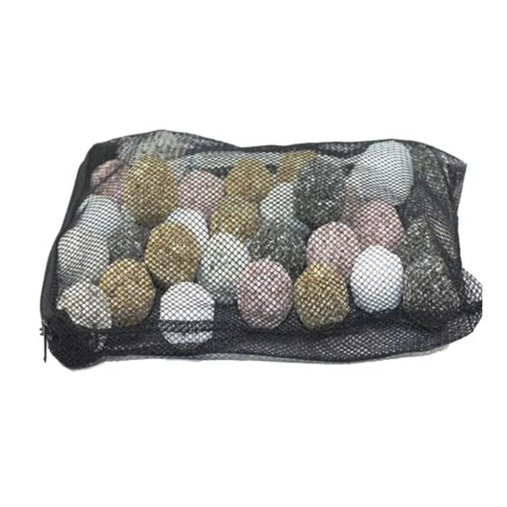 Filter Supplies Isolation Bag Nylon Filter Bag Pond Media Black Filter Net Bag Reusable for Aquarium Fish Tank Mesh Zip Net Bag