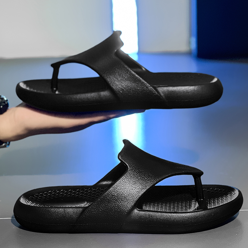 Fashion Men's Slippers Flip Flops Indoor Outdoor Beach Sandals Soft Sole Slides Summer Men Non-slip Home Slippers Flip Flops