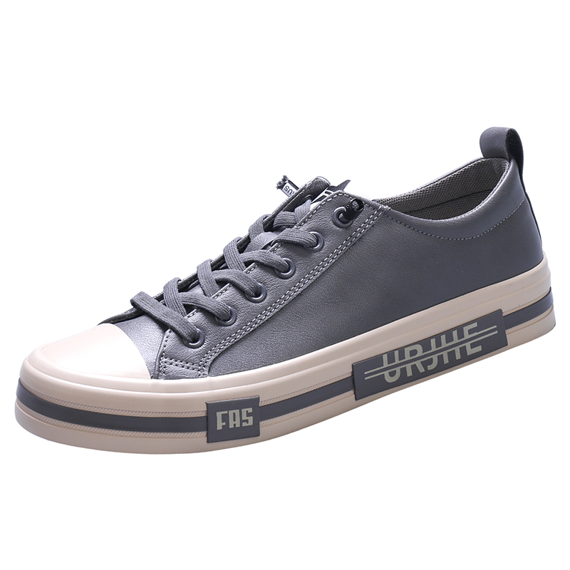 Leather Casual Shoes For Men Leather Loafers Shoes Comfortable Anti-Slip Outdoor Lace Up Sneakers Fashion Retro Leisure SS23858