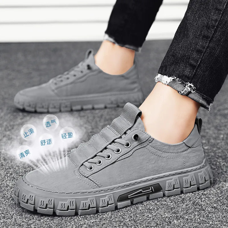 Sneakers Breathable Casual Shoes Men's Lace Up Slip on Walking Flats That's Shoes Male Vulcanized Shoes Fashion Men's Shoes2023