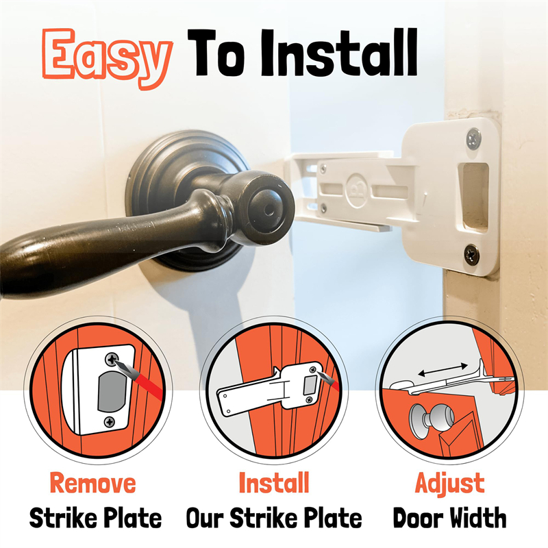 Plastic Retractable Shelf To Block Cat Latch Bracket To Keep Door Open Pet Portable Doorstop To Block Cat Users Fellow Props