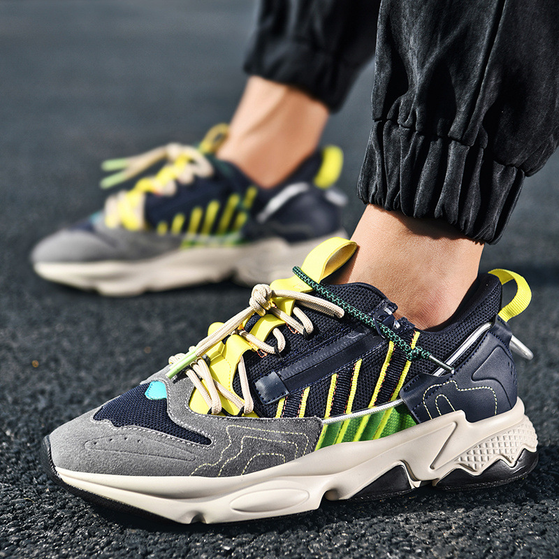 Fashion Sneakers Men 2023 Summer Breathable Comfortable Thcik Bottom Shoes for Men Casual Shoes Tenis Masculin Zapatillas Hombre