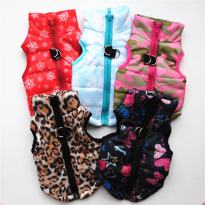 Warm Dog Clothes for Small Dog Windproof Winter Pet Dog Coat Jacket Padded Clothes Puppy Outfit Vest Yorkie Chihuahua Clothing