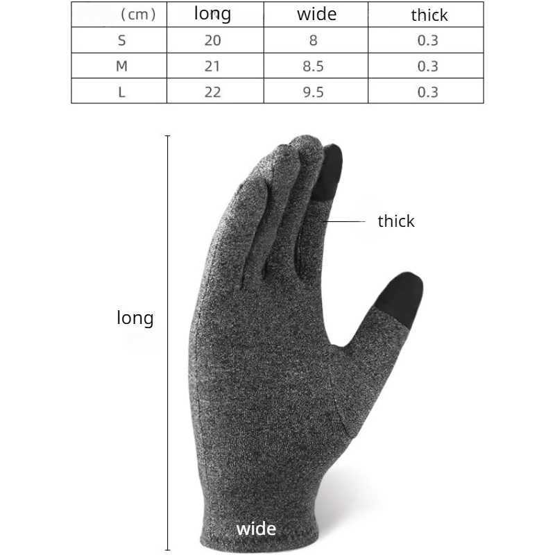 Full Fingered Arthritis Compression Gloves for ArthritisRaynauds Disease Carpal TunnelFlexible Wrist Thumb Pressure Relief Y240914