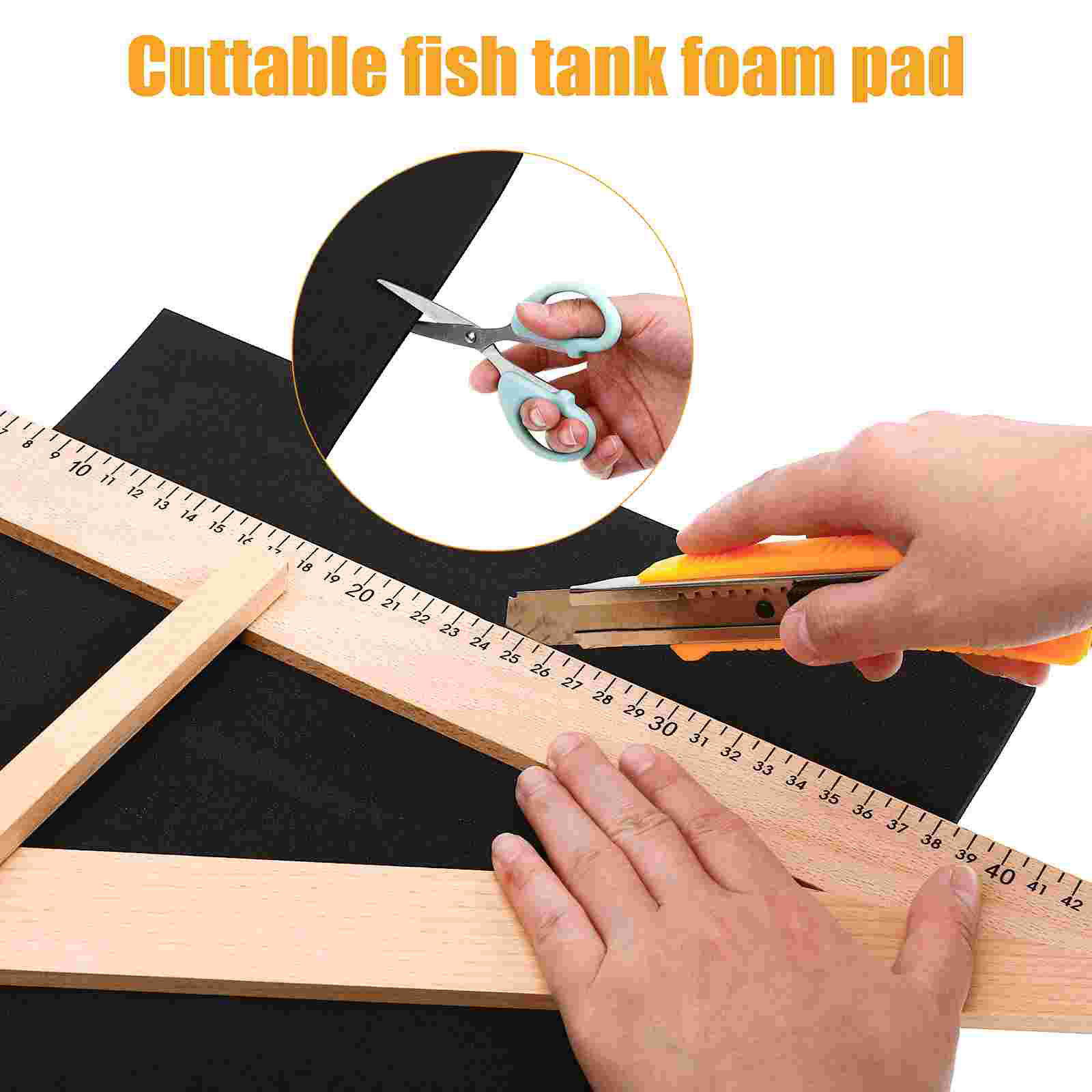 Fish Tank Pad Reptile Terrarium Mat Aquarium Sponge Floor Shockproof Pads Thicken Foam Mats Nonslip Pink Heart Basket