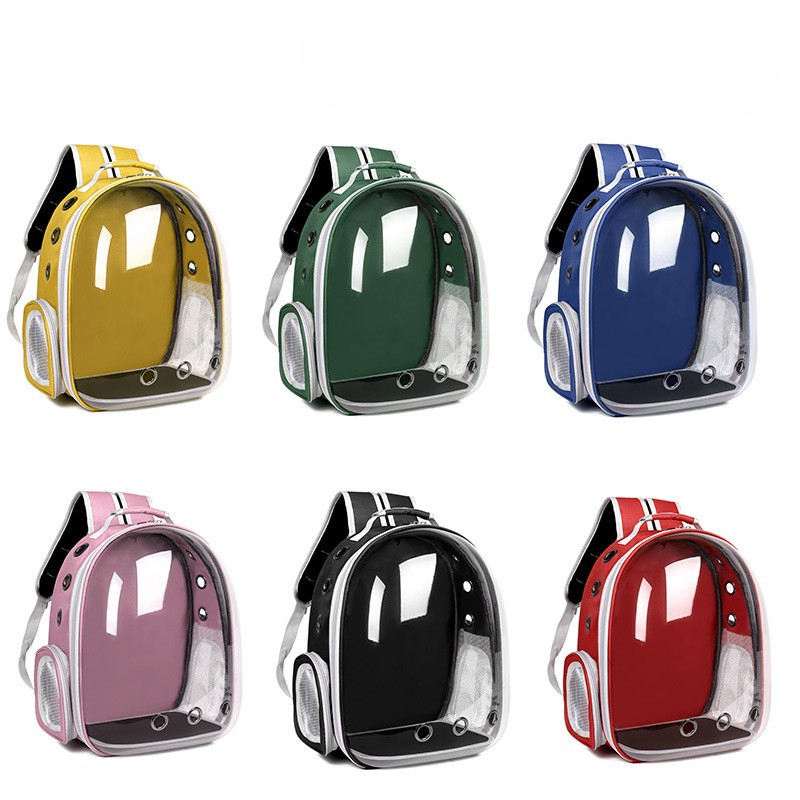 Cat Bag Pet Backpack Breathable Portable Fully Transparent Space Capsule For Small Animals Puppy Air Approved Outdoor Travel Bag