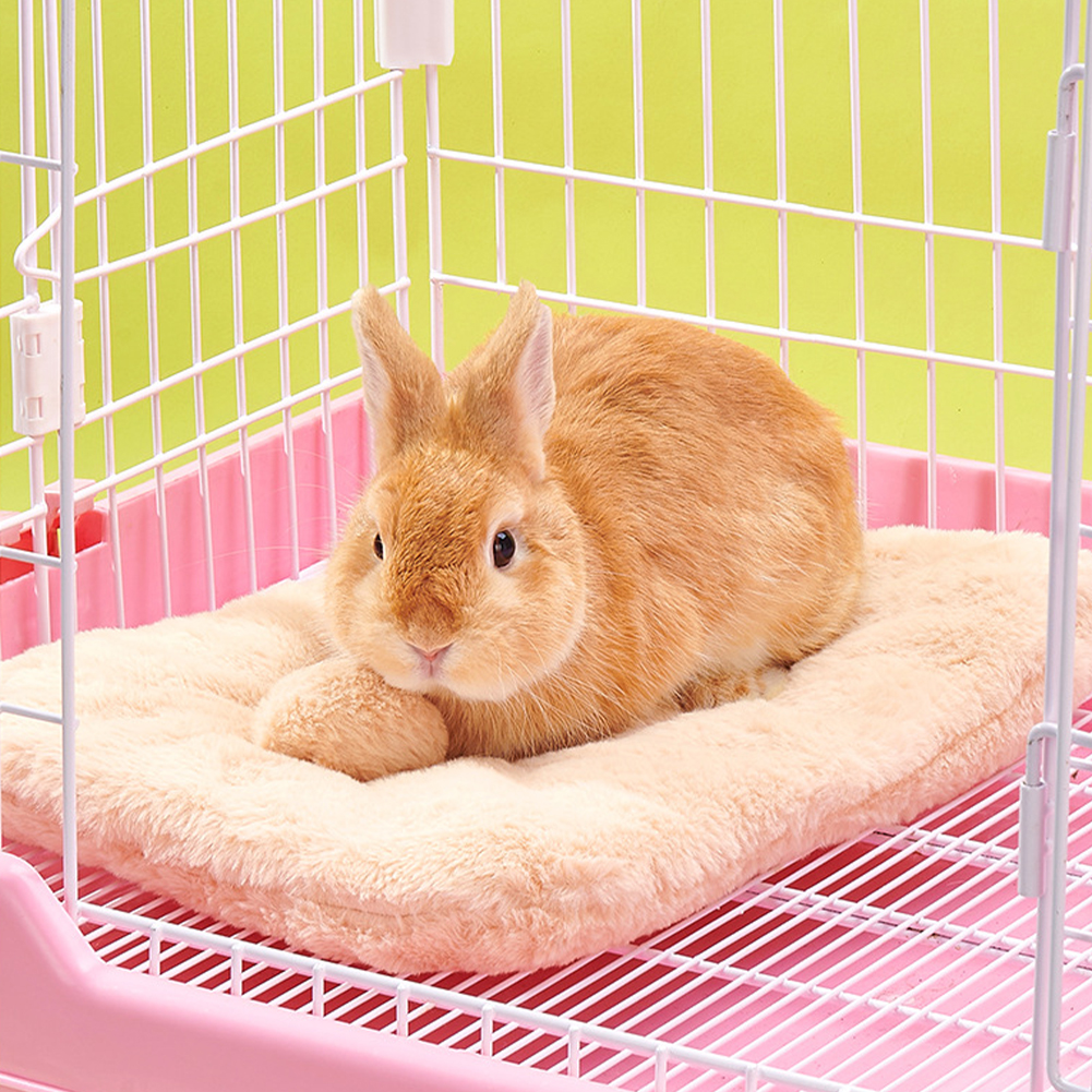 Rabbit Sleeping Beds Guinea Pig Warm Soft Mats Small Animals Winter Bed Pads For Rabbit Hamster Squirrel Chinchillas Ferret