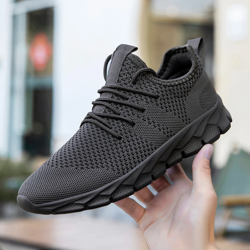 Ultralight Sneakers: Trendy Breathable Mesh Non-slip Casual Footwear for Men 4