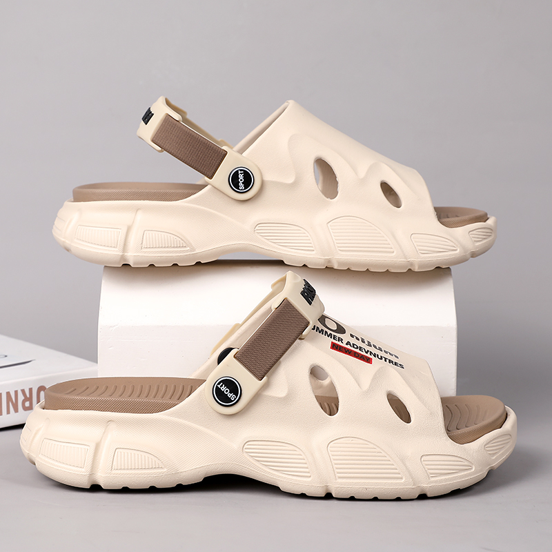 Men's Outdoor Sandals Slippers Beach Comfortable Soft Slides Beach Clogs Men Casual Shoes Garden Shoes Men Home Slippers Sandals