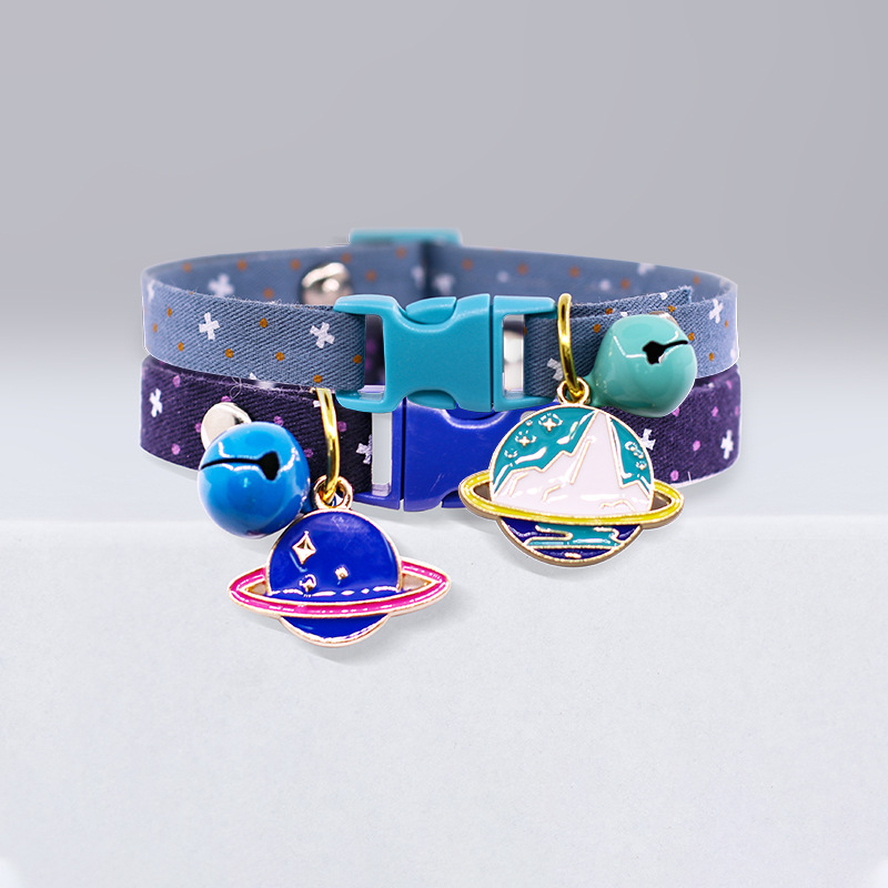 Cat Collar with Cute Polka Dots Not To Strangle The Cat Collar Fruit Pendant Small Dog Teddy Pomeranian Dog Collar Accessories