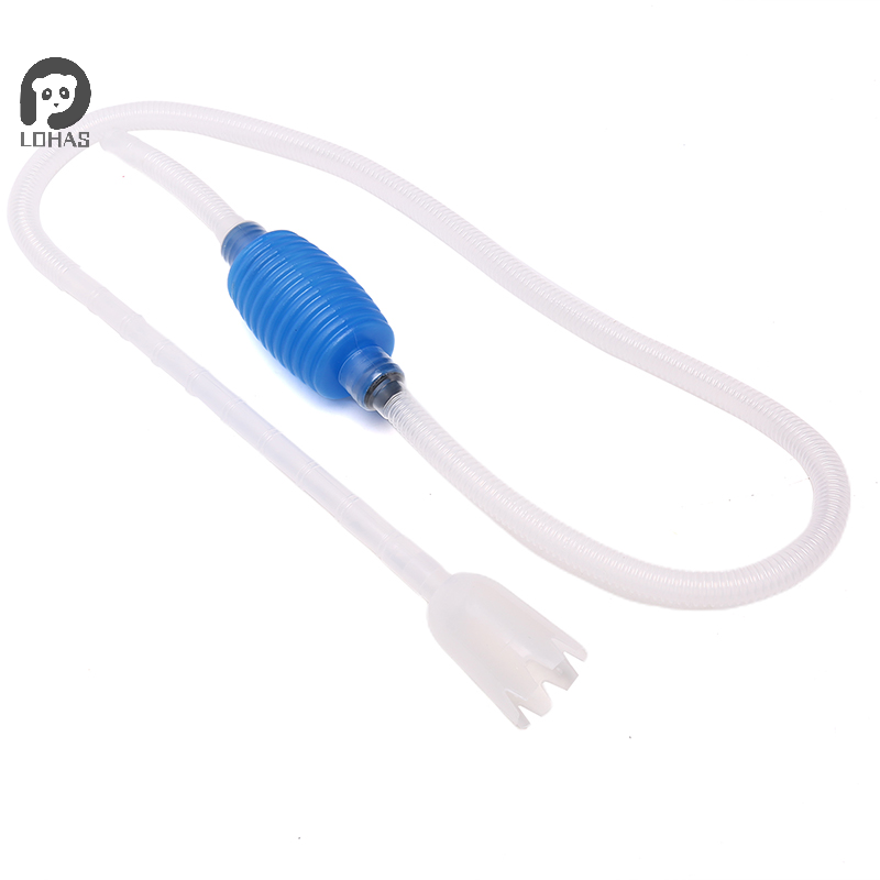 Aquarium Gravel Cleaner Vacuum Handheld Siphon Pump With Filter Nozzle Fish Tank