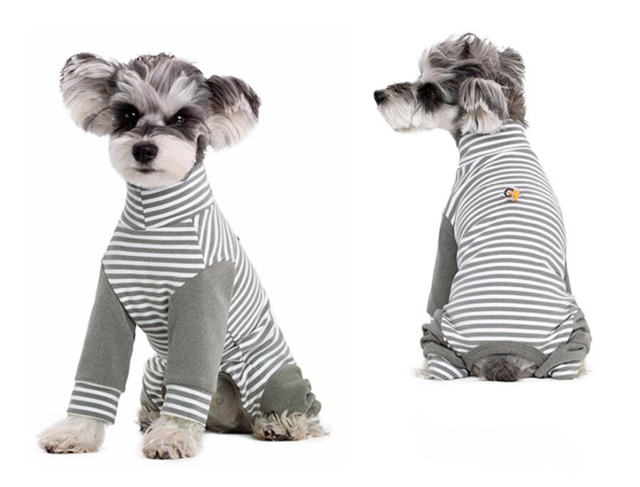 Puppy Dog Recovery Suit Abdominal Wound After Surgery Wear Prevent Licking Wounds Dog Pajamas Long Sleeve Prevent Shedding