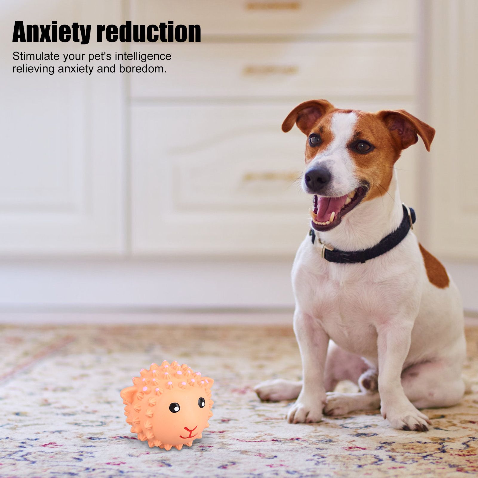 Pet Chewing Stab Ball Safe Latex Pet Biting Stab Ball Toy Medium Interactive Training Ball For Dogs Cats