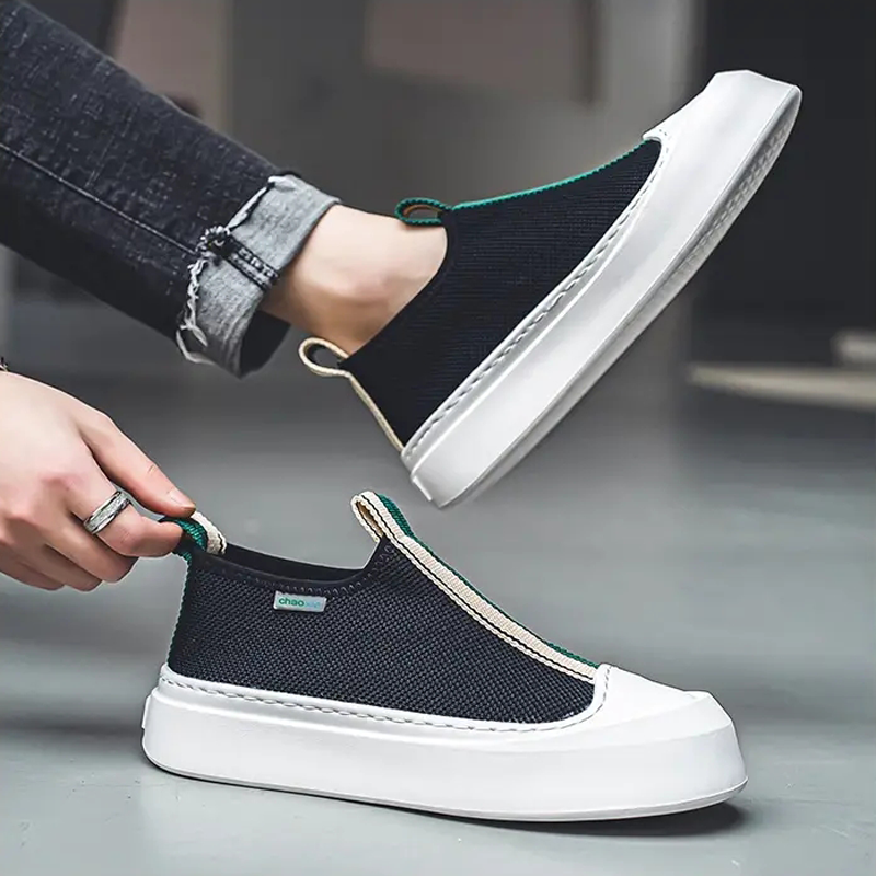 Casual Slip-on Loafers: Mixed Color Men's All-match Fashion Shoes 2024