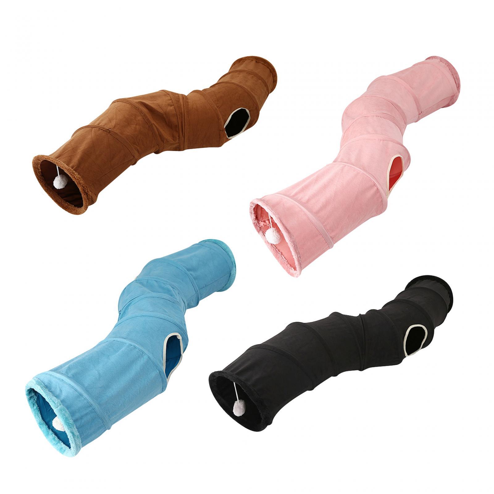 Collapsible Cat Tunnel Tube Interactive Toy Cat House Indoor Outdoor Portable Play Tent for Kitten Kitty Puppy Rabbit Ferrets