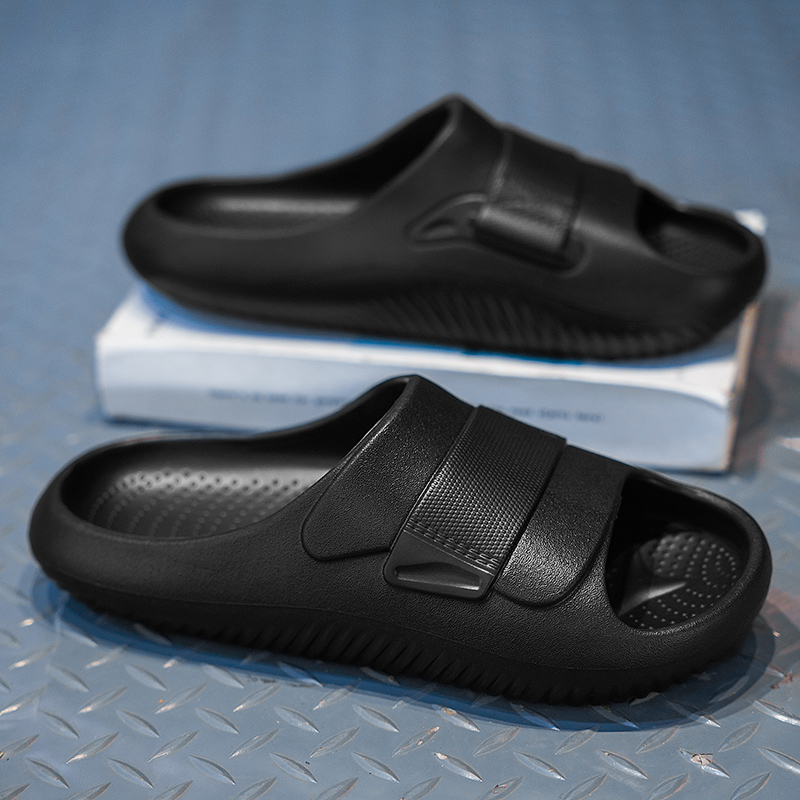 Fashion Men's Slippers Indoor Outdoor Sandals Beach Comfortable Soft Slide Clogs Casual Shoes Men Women Home Bathroom Slippers