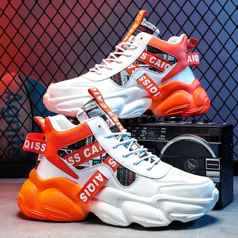Fashion Lightweight Running Shoes Breathable Leisure Men's Sneakers Anti-slip Wear-resistant Mens Shoes Design Free Shipping