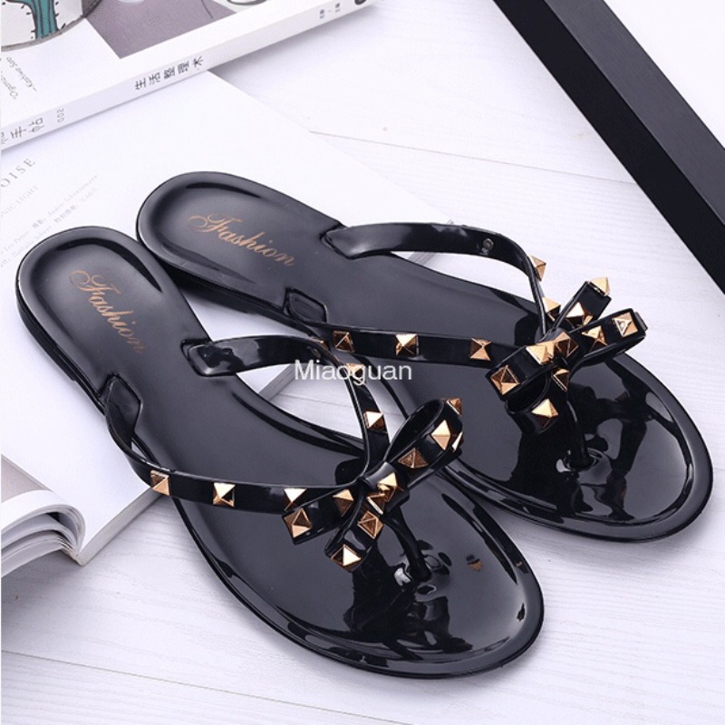 Women’s Summer Flip Flops Slippers Slide Sandals Beach Slides Soft Sole Casual Shoes Mules Sandals Woman Shoes Black Size 36-41