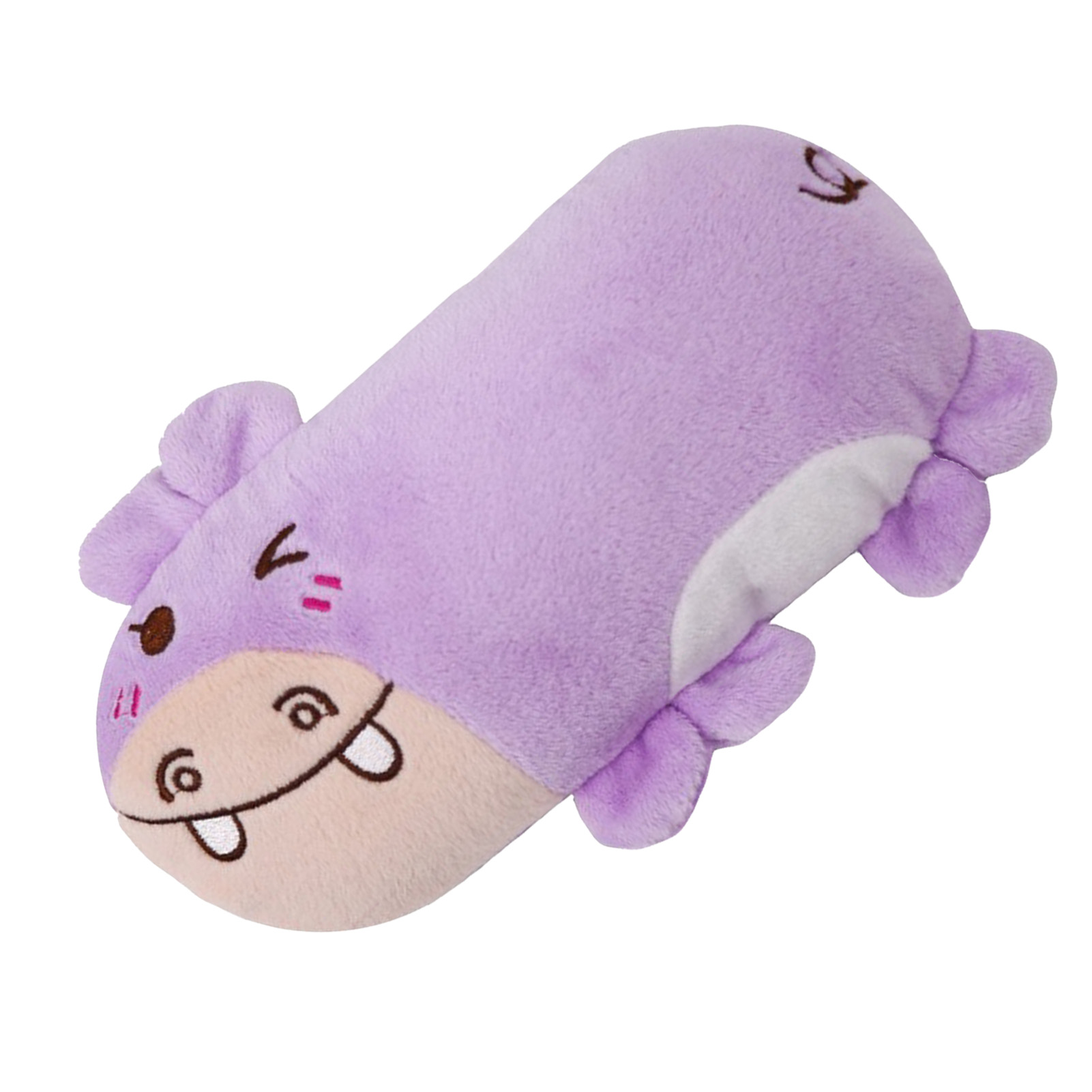 Hippo Plush Dog Toys Cute Cartoon Teeth Grinding Relieve Boredom Stuffed Plush Dog Toys For Indoor