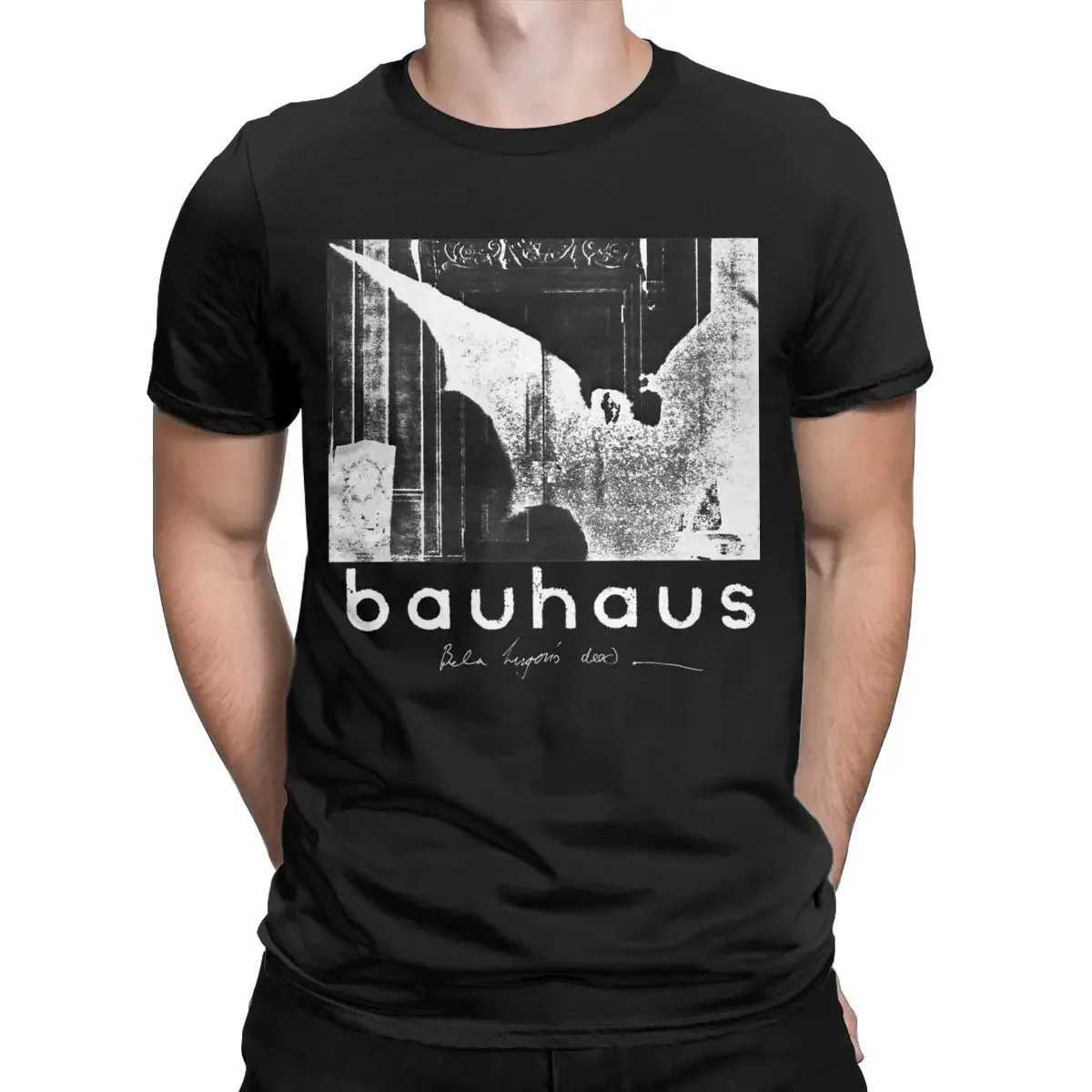 Bela Lugosis Dead Horror Post Punk 80s Bauhaus Mens T-shirt Funny Cotton T-shirt Short Sleeve T-shirt New Arrival Top CL240913