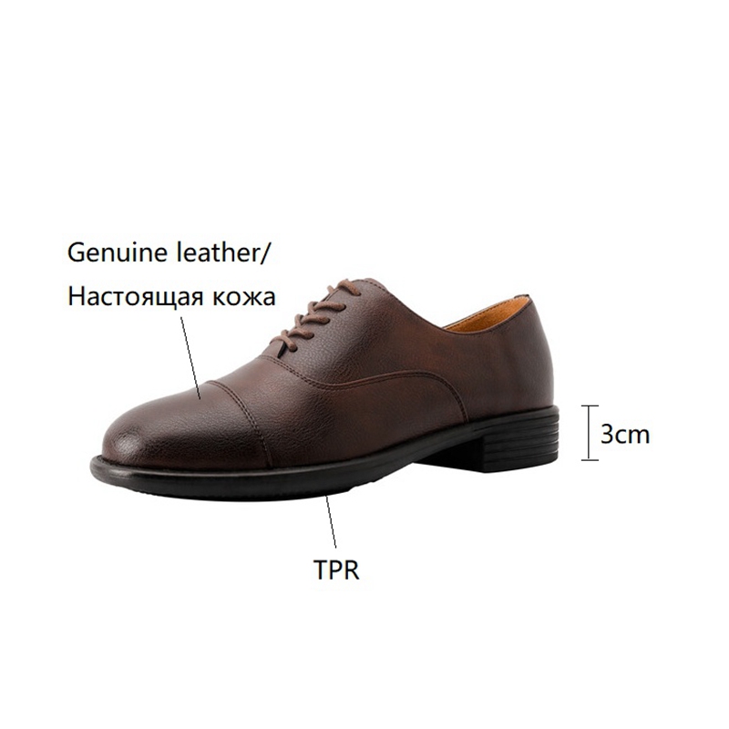 Spring 2023 PumpS Genuine Leather Round Toe Square for Casual Lace-up Low Heel Women Oxford Shoes 810f Oxd